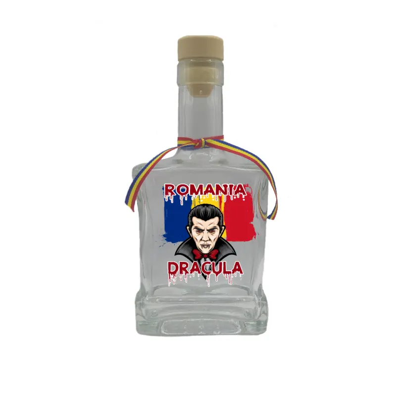 Dracula romania, sticla cu mesaj plata, 500 ml, model divgs179 25
